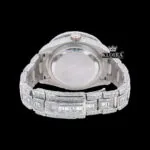 Nocturne Moissanite Diamond Watch 14K Gold VVS 20 Carat 42mm Back