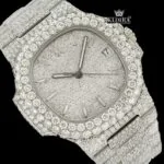 Patik Philippe VVS Moissanite Watch Front Face Close Up View