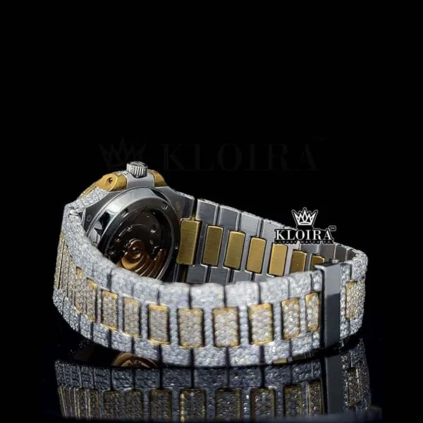 Patik Philippe Watch Bust Down Moissanite Left Strap View