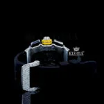 Richard Mile RM 65-01 Silver 44mm Diamond Studded Swiss Made Split-seconds Chronograph Watch Back