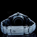 Roles Datejust 40mm Silver Diamond Studded Swiss Made Silver Hands Dial Watch