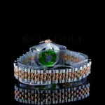 Roles Datejust Rose Silver 41mm Diamond Studded Swiss Made White Dial Watch