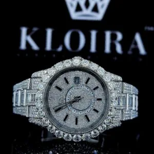 Roles VVS Moissanite Watch - Sky-Dweller Style Luxury