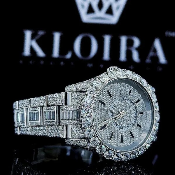Roles VVS Moissanite Watch Right Profile View