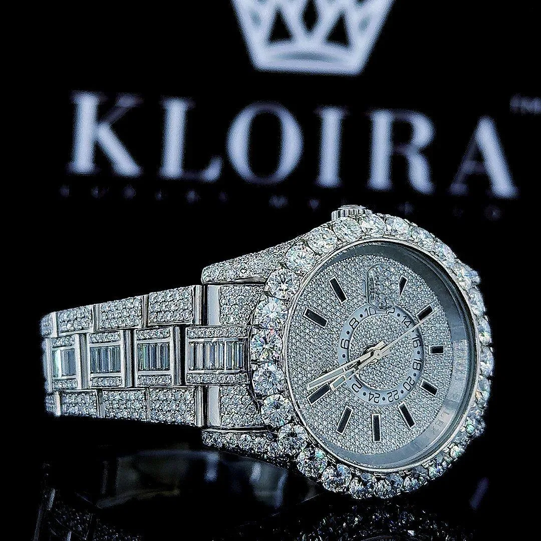 Roles VVS Moissanite Watch Right Profile View