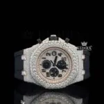 AP Royal Oak Offshore Moissanite Diamond Watch in Rose Gold