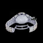 Two-Tone AP Chronograph Iced Out Moissanite Diamond Watch Caseback View