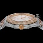 VVS Clarity Moissanite AP Watch Crown View