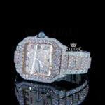 Womens Moissanite Cartior Watch Left Side View