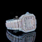 Womens Moissanite Cartior Watch Right Side View