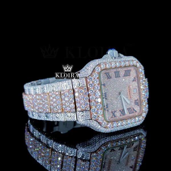 Womens Moissanite Cartior Watch Right Side View