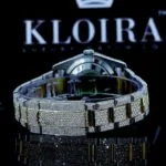 Yellow Roman Dial Two Tone Classic Link Strap Moissanite Watch Cashback View
