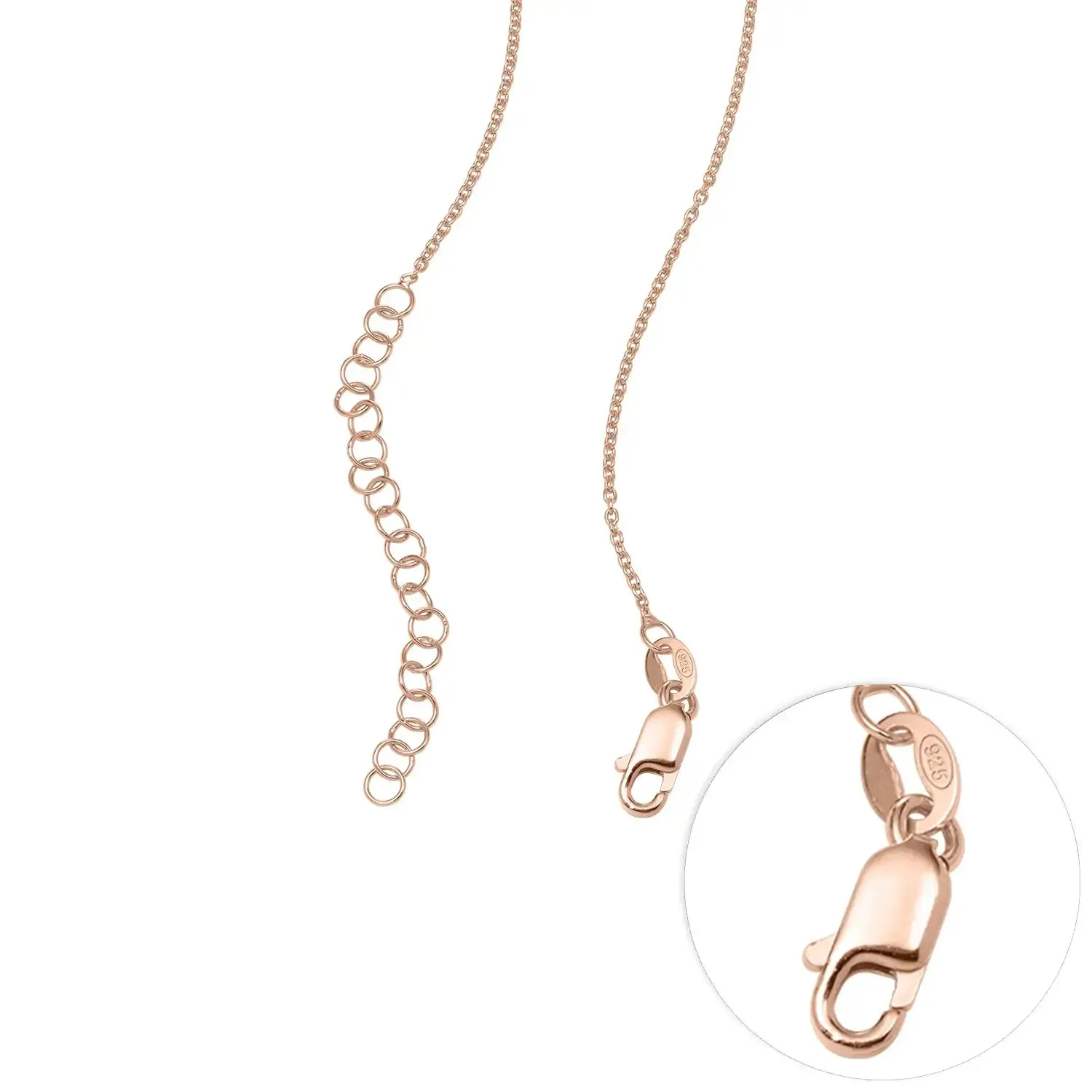 Custom Engraved Name Pendant Necklace in 14K Gold