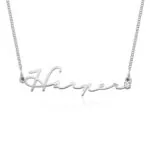Custom Handcrafted Name Pendant - 14K Gold, Personalized Design