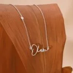 Custom Name Pendant Necklace in 14K Gold