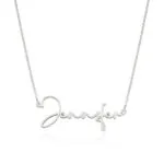 Custom Name Pendant Necklace in 14K Gold
