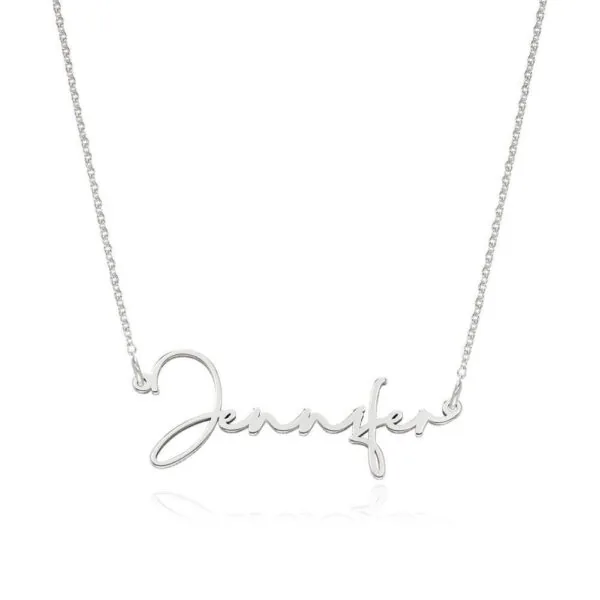 Custom Name Pendant Necklace in 14K Gold