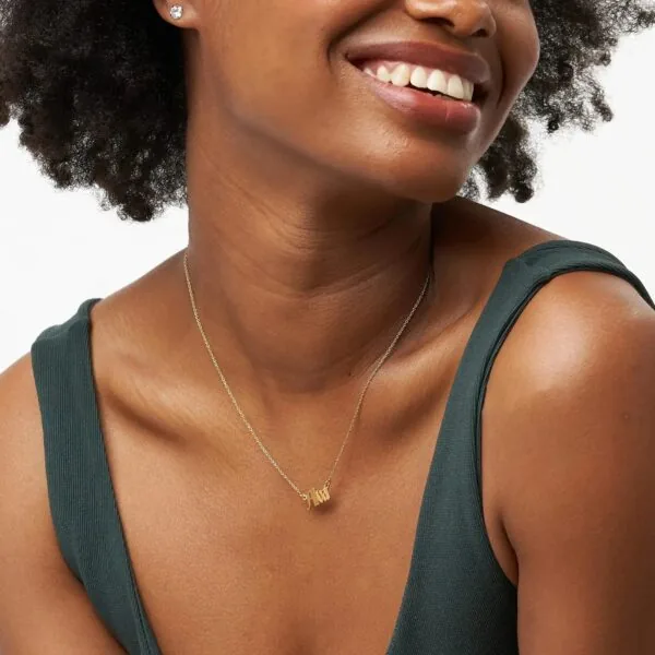 Custom Signature Name Pendant Necklace in 14K Gold