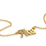 Custom Signature Name Pendant Necklace in 14K Gold