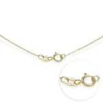Custom Sophisticated Name Pendant Necklace in 14K Gold