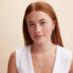 Custom Stylish Name Pendant Necklace in 14K Gold
