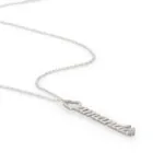 Customize Bold Script Name Pendant in 14K Gold
