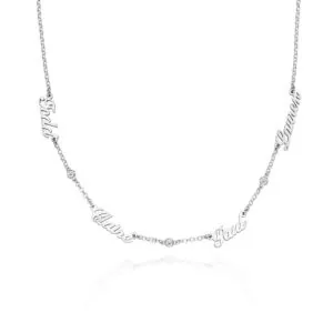 Majesty Custom Name Pendant Necklace in 14K Gold