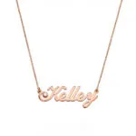 Personalized Elegant Name Pendant in 14K Gold