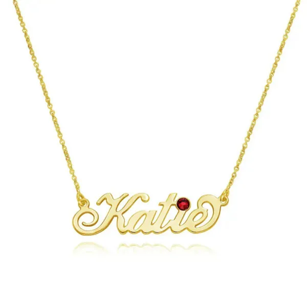 Personalized Fancy Name Pendant in 14K Gold