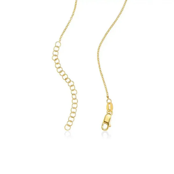 Personalized Glam Name Pendant Necklace in 14K Gold