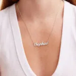 Personalized Name Pendant Necklace in 14K Gold