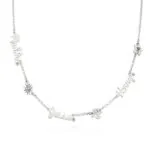 Garden Personalized Name Pendant Necklace in 14K Gold