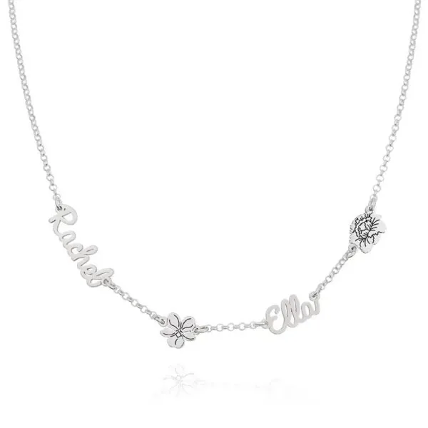 Personalized Stylish Name Pendant Necklace in 14K Gold